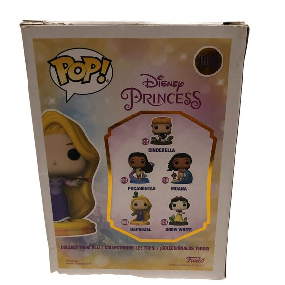 FUNKO POP RAPUNZEL 1018 DISNEY PRINCESS IN BOX WITH PROTECTOR BOX IS TLC - Picture 5 of 6